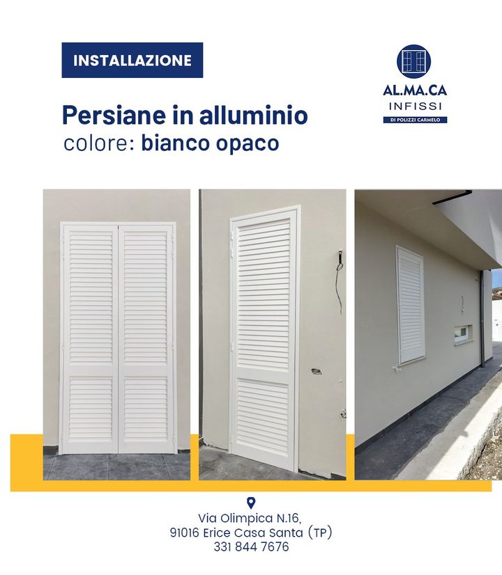 Persiane in PVC - Tecnoplast Infissi